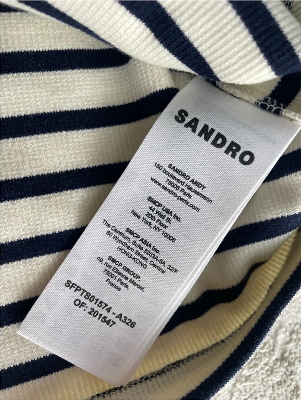Sandro Pearl Collar top - Picture 4 of 5